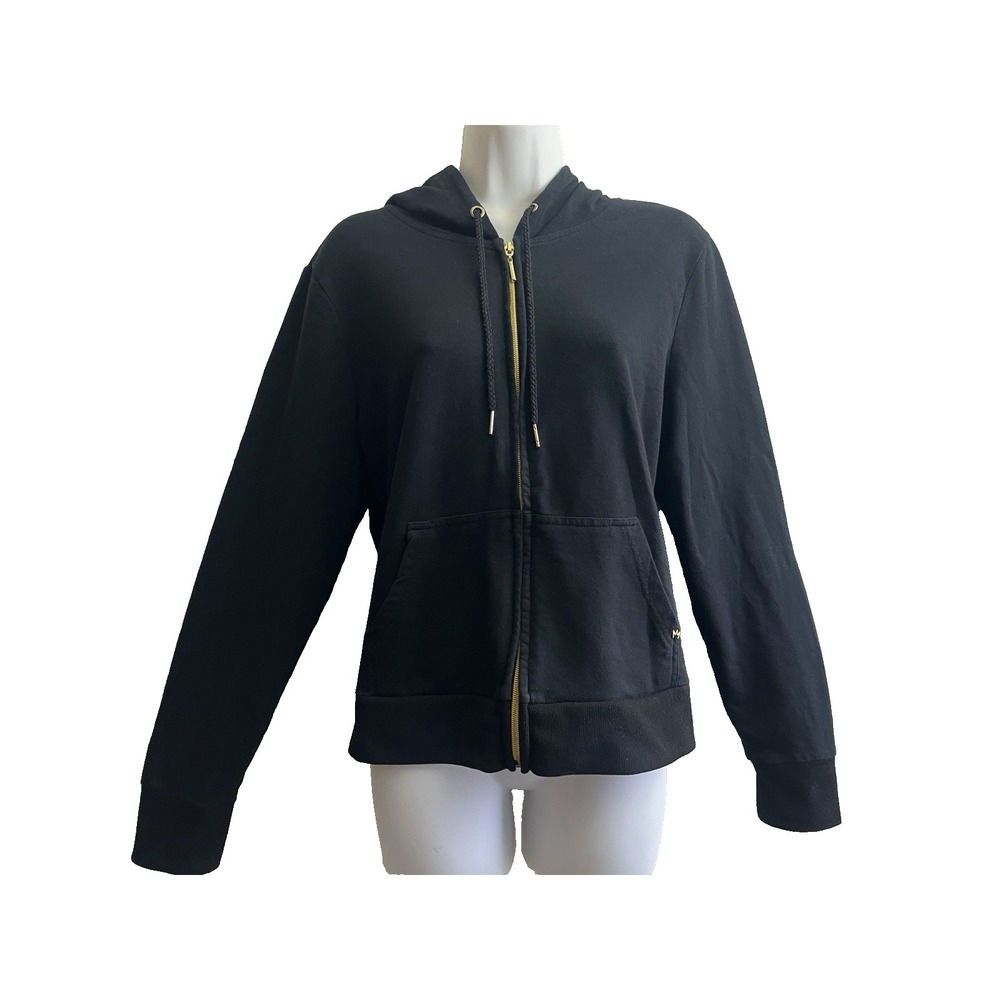 Nicki Minaj Jacket Large Black Zip Sweatshirt Women Clothing Accessory Outerwear